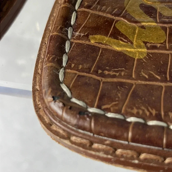 Sam Edelman HOPIE Zebra Green Linen Square Toe Slide Sandals Rhinestones Size 11 - Picture 16 of 16